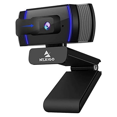 NexiGo N930AF AutoFocus Webcam with Stereo Microphone, Software Control and Privacy Cover, 1080p FHD USB Web Camera, Compatible with Zoom/Skype/Teams/Webex, PC Mac Desktop Cover