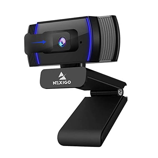 
                            NexiGo N930AF Webcam with Software Control, Stereo Microphone and Privacy Cover, Autofocus, 1080p FHD USB Web Camera, Compatible with Zoom/Skype/Teams/Webex, PC Mac Desktop
                        