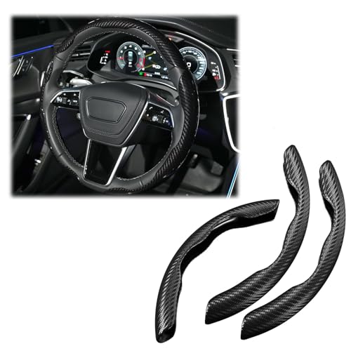 Celblisora Set of 3 Carbon Fibre Steering Wheel Covers – N