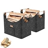 Polyvalent : le panier à bois convient non seulement pour le bois de cheminée, mais aussi comme sac de courses ou panier à jouets. Un choix écologique et pratique pour la vie quotidienne