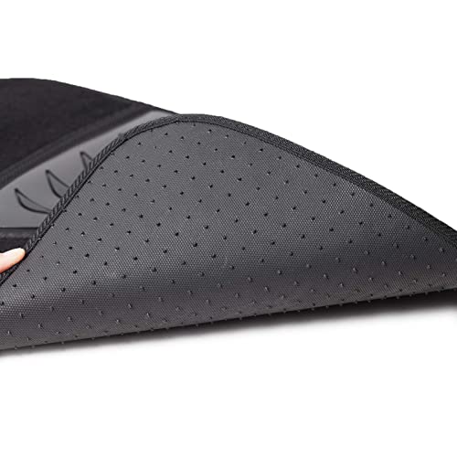 Pic Auto Carpet Car Floor Mats With Black Carbon Fiber Heel Pad - Front And Rear Mats Universal Fit For Suvs, Sedans, Vans (4 Pcs) #TOP4