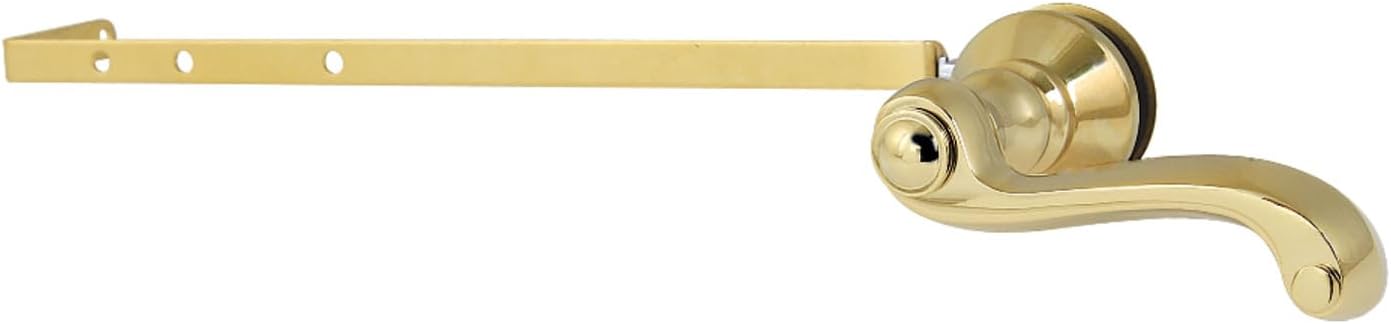 Kingston Brass KTFLD52 French Country Universal Front or Side Mount Toilet Tank Lever, Polished Brass