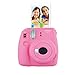 Fujifilm Instax Mini 9 Instant Film Camera - Fujifilm Instax Mini Instant Film, Twin Pack - Fujifilm Instax Mini Rainbow Film - Case for Fuji Mini Camera – Fuji Instax Accessory Bundle (Flamingo Pink)