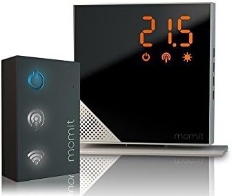 momit Home Thermostat Starter Kit (Thermostat + Gateway) - Steel Silver by momit