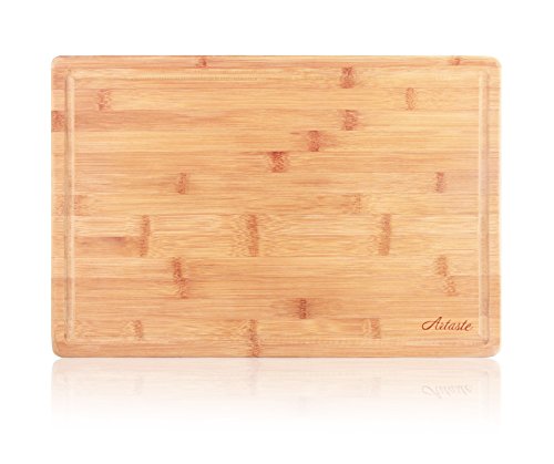 Artaste 28737 Extra Heavy Bamboo Cutting Board, 12 x 18 x 3/4-Inch