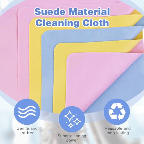 image for Shongbluu Flute Cleaning Kit - 2 Rods, 6 Cloths, Swabs & Polishing Clo