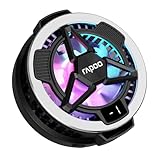 Rapoo MC05 Phone Cooler for Gaming and Streaming, Semiconductor Cooling Technology, Low-Noise, 15W Magsafe Wireless Charger, RGB Cooling Fan with Removable Grip, Compatible with iPhone Magsafe Series