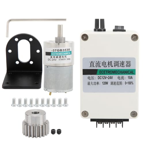 Moteur à engrenages CC 37GB3530 basse vitesse couple élevé 24V 500tr/min