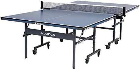 JOOLA Tour - Competition Grade MDF Indoor Table Tennis Table with Quick Clamp Ping Pong Net Set - 10 Minutes Easy Assembly - USATT Approved - Ping Pong Table with Single Player Playback Mode, 15mm