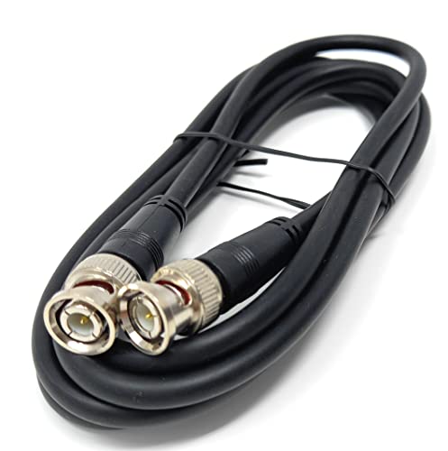 DRUT 2m BNC to BNC Cable Lead, Coaxial RG59/RG59U 75ohm for CCTV Video Camera Male to Male Plugs 6.5ft