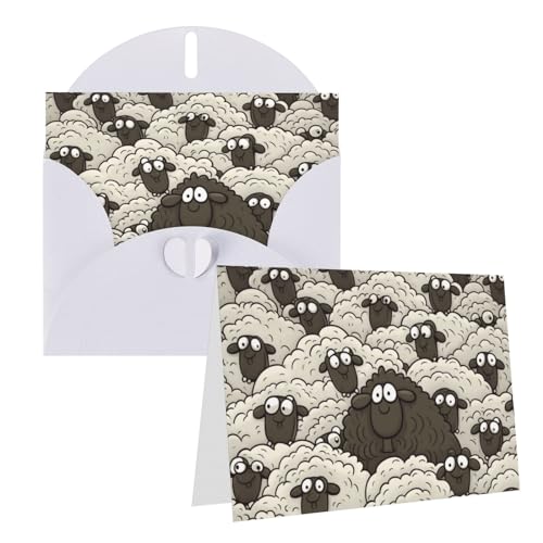 Cartes de correspondance vierges avec enveloppes pour envoyer de tendres encouragements