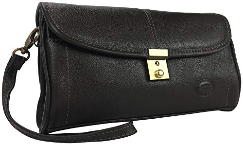 Bolsa Capanga Masculina em Couro 7053 - Preto