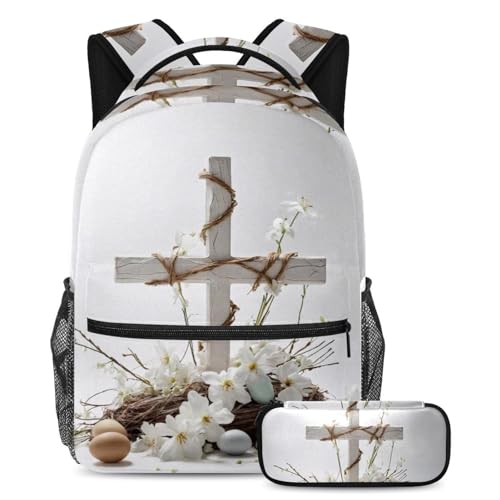 Cartables ados avec sac à dos grande capacité et trousse à crayons filles garçons