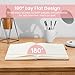 Lined Journal Notebook for Women & Men, Hardcover Leather Journal for writing, A5 College Ruled Notebook for Work & Note Taking, Perfect for Office School Home Supplies, 160 Pages, Pink