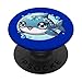 Cute Kawaii Whale Shark Anime Blue Ocean Sea Animal Fun PopSockets Adhesive PopGrip