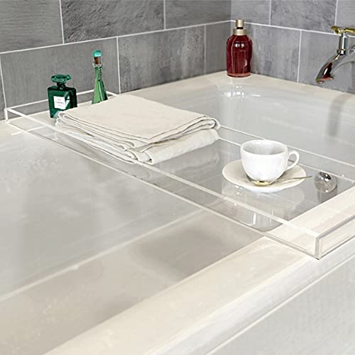 Bandeja para bañera de acrílico blanco impermeable regulable 6