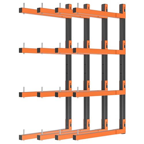 Lumber Storage Rack - Heavy Duty Metal 8 Level