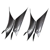 Material: ABS-Kunststoff Z0hipZ ABS Carbon Textur Auto Snap In Innentürgriff Pull Cover/Fit für BMW 3 4er Serie F30 F31 F32 F33 F34 F35 F36 F80 F82 F83 13-19 (Carbon 4 Stück innen)