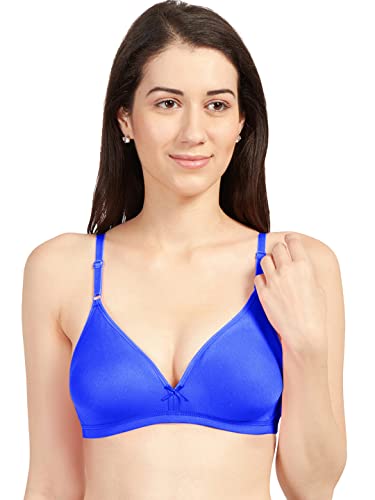 Image of SONARI Omania Womens Non-Padded Cotton Polyester Bras - Solid, Non-Wired, Medium Coverage, Hand Washable (Pack of 2)