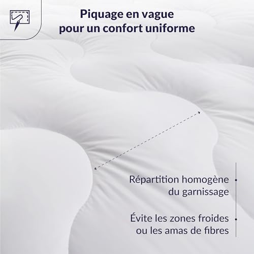 Couette chaude DODO 200x200 gonflante thermolite ultra polyester