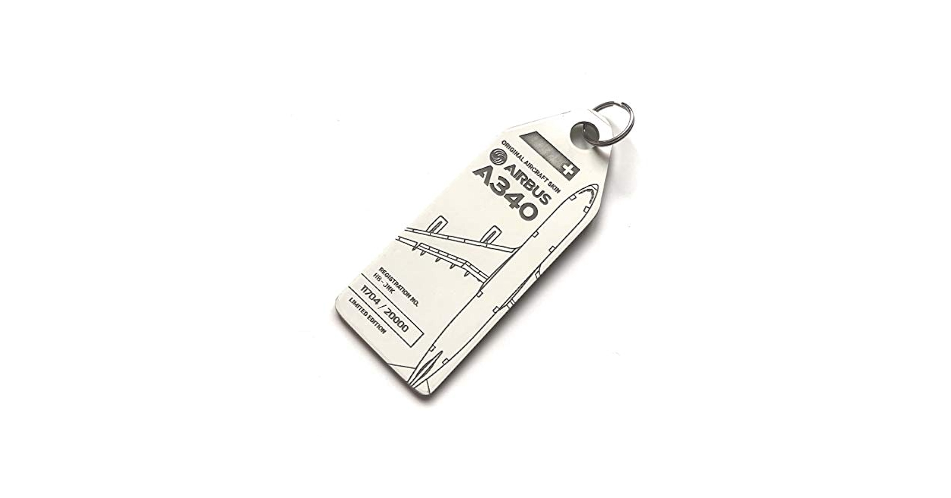Aviationtag Airbus A340 - White (Swiss) HB-JMK : Amazon.ca