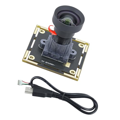 Webcam USB 48 MP IMX586 avec objectif 107° et mise au point manuelle