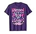 Mother's Day Blessed To Be Called Mom And Gigi Flowers T-Shirt