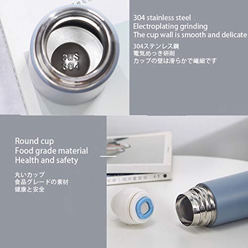 Copo térmico de 350 ml de grande capacidade de aço inoxidável portátil à prova de vazamento masculin