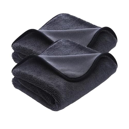 Genérico Paño de Limpieza Clean Top Total Clean Paño Micro Fibra XXL, Toallad de Microfibra, más absorbentes, sin Pelusa, para Cabina de Ducha, Coche, casa (2 Unidades, 40 x 60 cm)