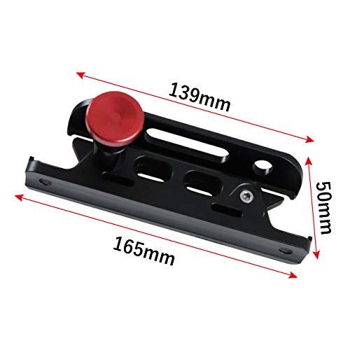 AUFER Quick Release Aluminum Adjustable Roll Bar Fire Extinguisher Mount Holder for Jeep Wrangler UTV Polaris RZR Ranger Camper Van with Pillar(Support 1-10Lb Extinguishers),8 Mounting Clamps