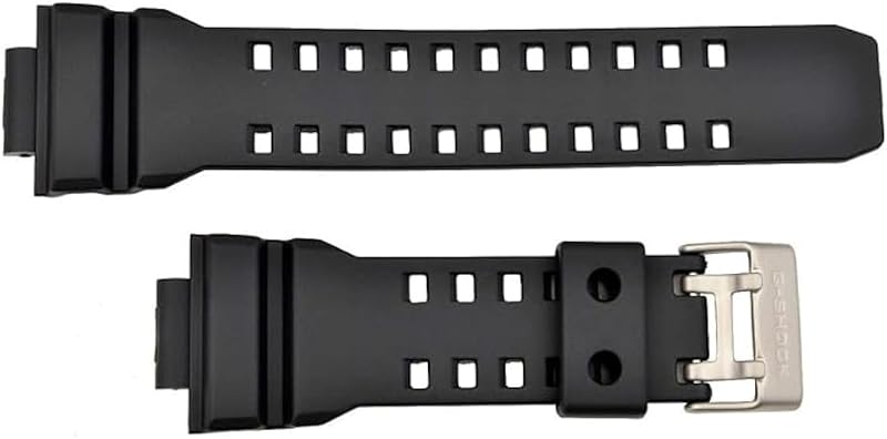 Correa de reloj GD-350 Correa de resina negra para reloj vibrador G-shock.