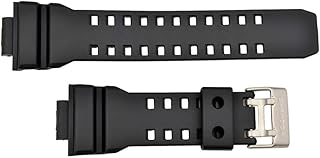 Watch Band GD-350 Black Resin Strap for G-shock Vibrator Watch.