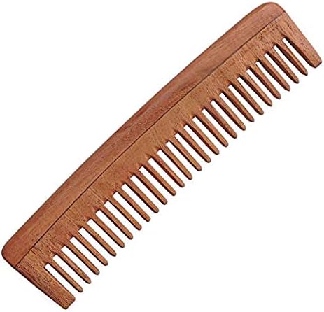 Neem Wood Comb Handcrafted for Hair Growth, Brown, Standard - Image 4