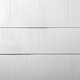GAF WeatherSide Profile 12 Fiber-Cement Siding Shingles (12x24) 18 Bundle with Vertical Striated Surface| Fire Resistant & Safe with No Asbestos|Durable & Easy to Install with Pre-Primed Surface