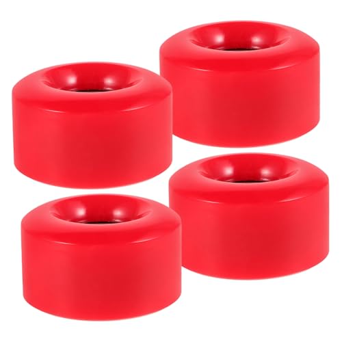 Yardwe Roller Skates Accessories 4pcs High Elastic Roller Wheels Perfect for Skating