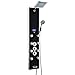 AKDY 52" Tempered Glass Shower Panel Rain Style Thermostatic Control Massage System
