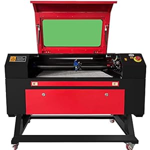 Furvveerr Laser Graveermachine CO2 Lasergraveermachine Werkblad 700mm x 500mm Lasersijder Graveur Graveermachine met RDWorks Software voor Hout Acryl Papier Stof en Meer