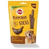 Pedigree Ranchos Sticks Adult Hundeleckerlis mit Hühnerleber, 10 x 60 g