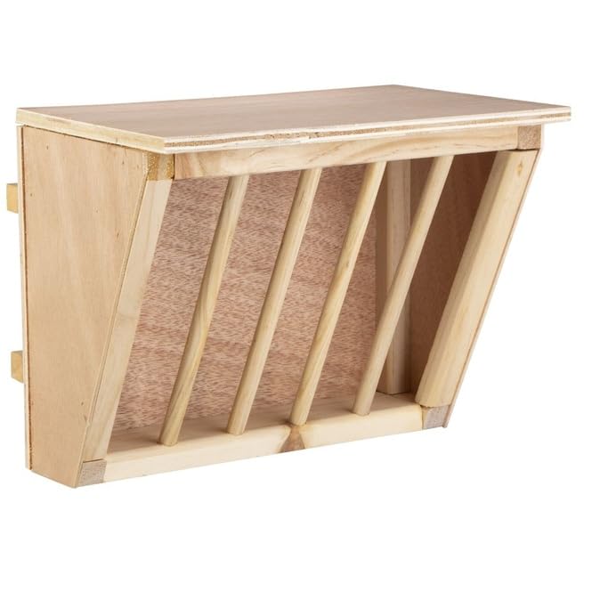 Râtelier à foin pour rongeurs MICA avec assise de 25 x 17 x 20 cm
