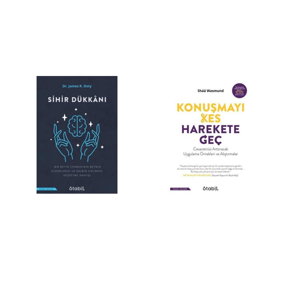 Stabil Kitap Kişisel Gelişim Set-1 (Sihir Dükkanı-Konuşmayı Kes Harekete Geç)