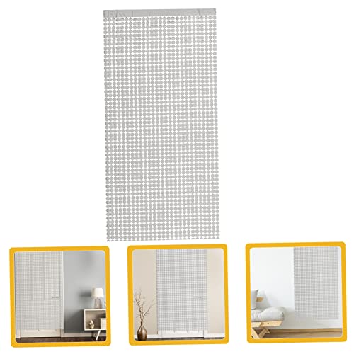 BESPORTBLE 2 Unidades Cortina De Seda De Chuva Quadrada Serpentina De Porta Ouropel Bandeira Do Fest