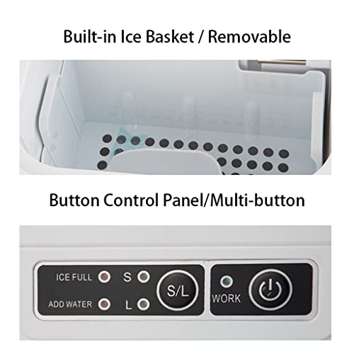 Máquina portátil para hacer hielo 33lbs/24h miniatura 3