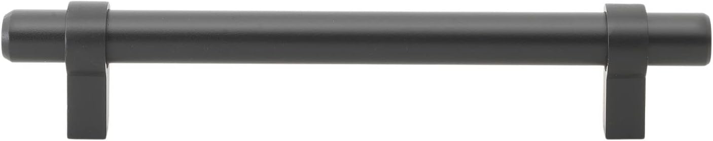 GlideRite Hardware 4007-128-MB-25-5 Center Euro Solid Bar Pulls, 6-1/2” Long, Matte Black, Pack of 25