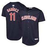 Jose Ramirez Cleveland Guardians MLB Kids Youth 8-20 Navy Alternate Player Jersey (US, Numeric, 14, 16, Regular, Jose Ramirez Cleveland Guardians Navy)