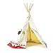Produktbild Tipi Spielzelt für Kinder Wigwam Spiel-Zelt Indianerzelt Indianer, Holzstangen und Baumwolle, Garden Games 3025