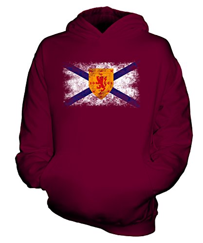 Sweat à capuche enfant Nouvelle-Écosse Candymix style délavé unisexe