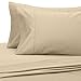 Amazon Brand – Pinzon 400-Thread-Count Hemstitch Egyptian Cotton Sheet Set - California King, Taupe