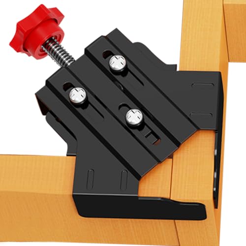 Xoguue Right Angle Clamps | Heavy Duty Adjustable Jaw Corner Jig,Corner Clamp for Woodworking,for Carpentry Cabinet Drawer Table Miter Panel Photo Framing Dad Birthday Men