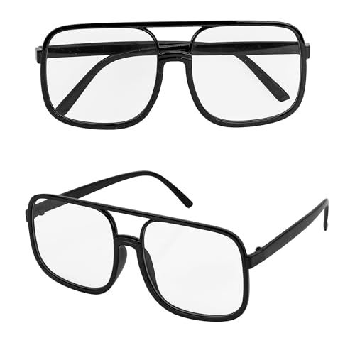 W WIDMANN MILANO Party Fashion - 90s Hip Hop Glasses in Various Colours, Party Glasses, Carnival Costume Accessory