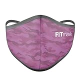FITmask Mascarilla Pro Reutilizable Lavable Certificada Tejido Hidrófugo Made in Spain Pink Camo - Niño Cabecera